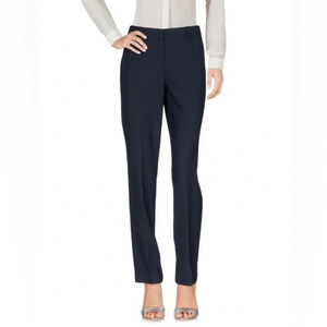 Theory Boyfriend Double Sateen Slim Pant in  Navy